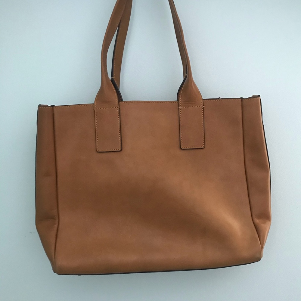 Frye Ilana Leather tote, cognac